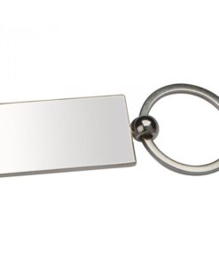 Metal rectangular key ring