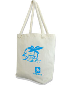 100% Cotton Eco-Friendly Beach Tote bag – EACH (H)430 (W)520mm