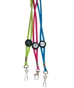 Jellybean domed lanyard – Available in many colors