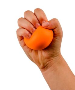 Memory Foam Stress Ball – Avail in: Orange, Red, Black or Blue