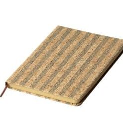 Cork A5 Notebook with Dark Brown Trim – Brown