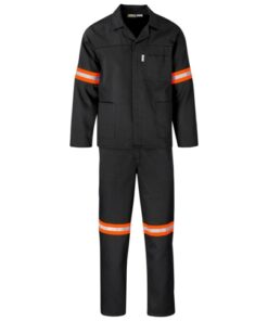 Trade Polycotton Conti Suit – Reflective Arms & Legs – Orange Tape