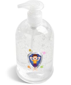 500ml Gel Hand Sanitiser Pump (70% Alcohol) Min 50 units. In Stock