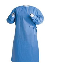 Reinforced & Sterilized Isolation Gown With Cuffs 50Gsm – Min 100