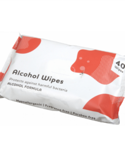 Sanitizing 70% Alcohol Wipes Sachet 40Pk. Min 100 units