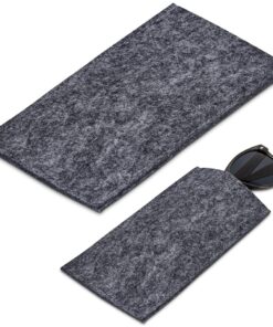 Shedo Eco Friendly Felt Glasses Pouch – Grey Recycled PET