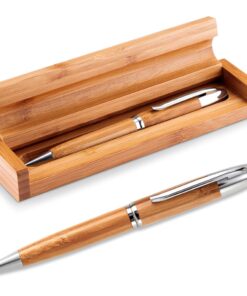 Unity Bamboo Pen In Bamboo Presentation Box – Eco Friendly Corporate Gift