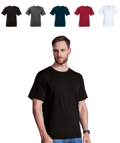 Mens Organic Cotton Crew Neck T-Shirt – Sustainable & Socially Responsible Tshirt