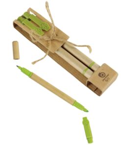 Greendale eco pen & pencil set