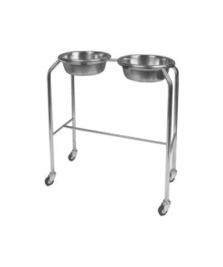 Mobile double bowl stand ST 331