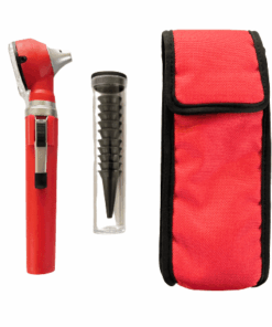 Fibre Optic Pocket Otoscope - Red