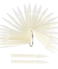 Nail pops display set - Stiletto (Clear / Natural) 50pcs