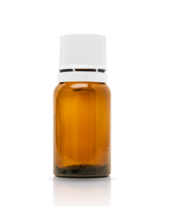 Amber dropper with white cap | 10ml