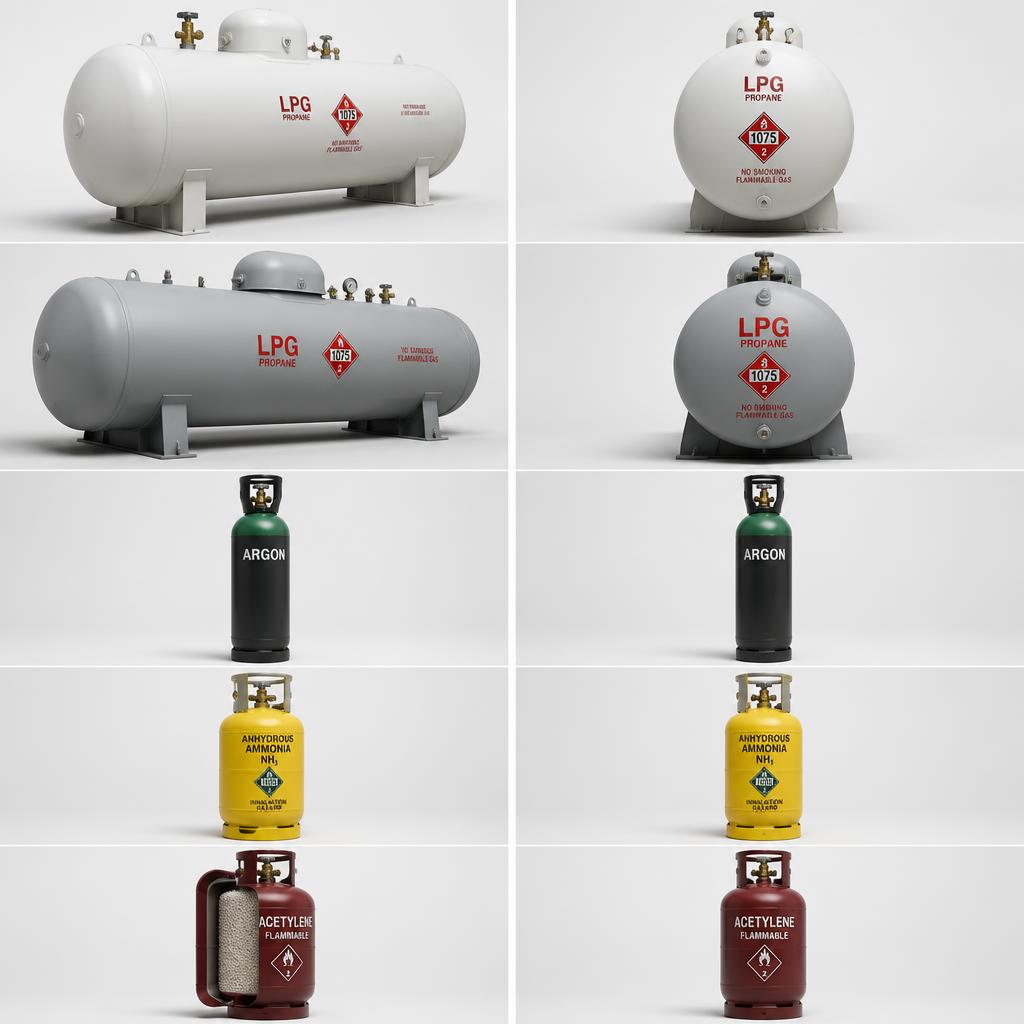 Commercial LPG Gas Cylinder 19kg (Restaurants & Industrial Forklifts)